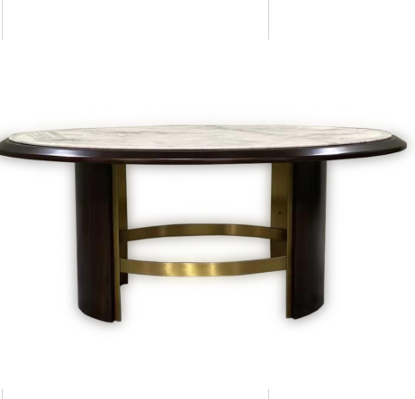round black marble coffee table